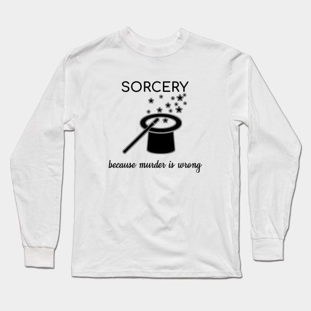 Sorcery Magic Wizard Witchcraft Street Artist Gift Long Sleeve T-Shirt by bigD